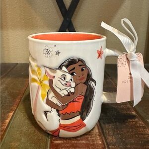 Disney Moana & Pua Ceramic Mug - Coral Interior